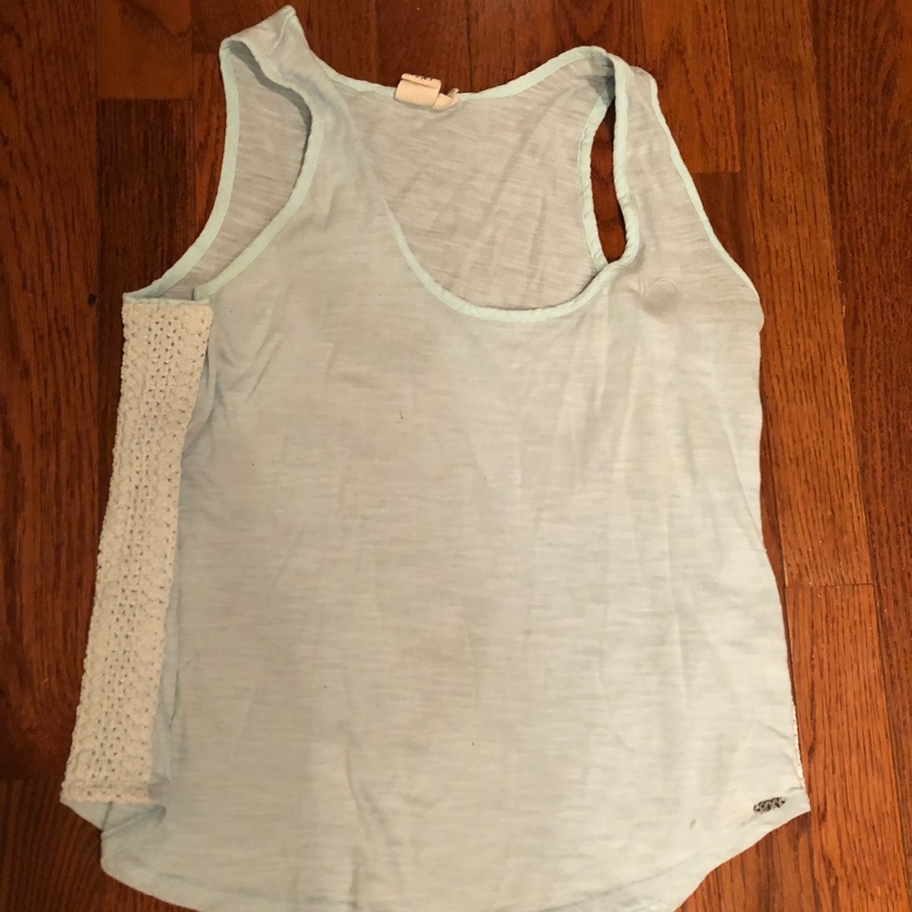 Embroidered Sides Roxy Tank Top